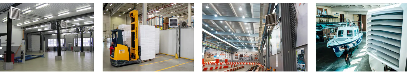 Тепловентилятор Volcano в интерьере Тепловентилятор Volcano в интерьере