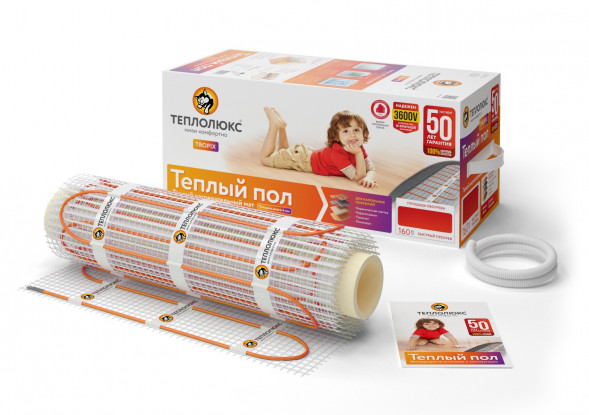 Нагревательный мат Теплолюкс Tropix МНН 960 Вт/6,0 кв.м