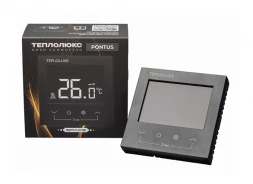 Терморегулятор программируемый Теплолюкс Pontus Space WiFi черный
