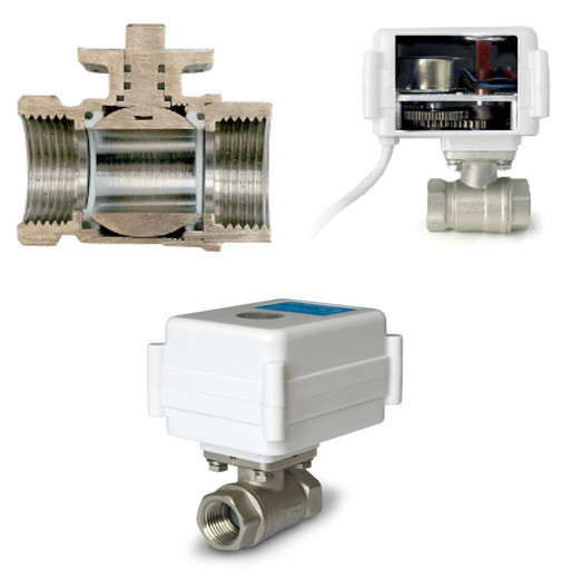 Шаровой кран с электроприводом MK 12В 1/2