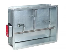 Клапан KD-120-800*800-F2-SN-MN220-04 дымоудаления