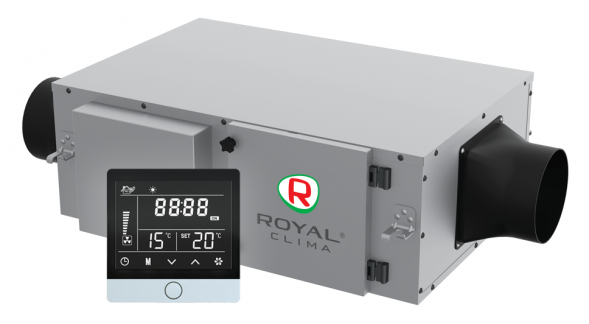 Приточная вентиляционная установка Royal Clima RCV-900 LUX + EH-3000